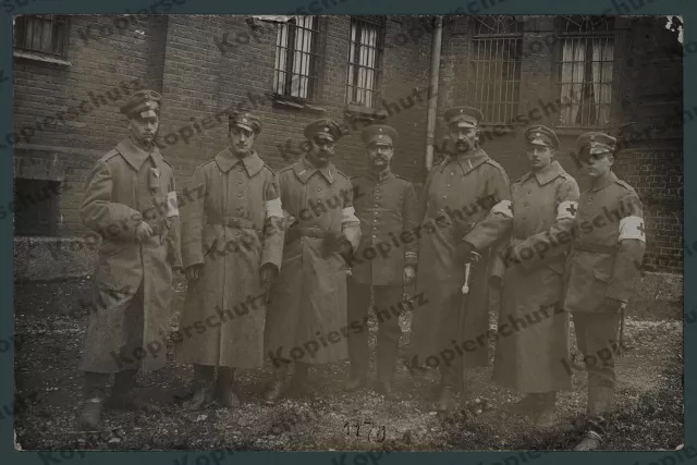o. Foto Armee Sanitäter Armbinden Rotes Kreuz Prinz-Leopold-Kaserne München 1915