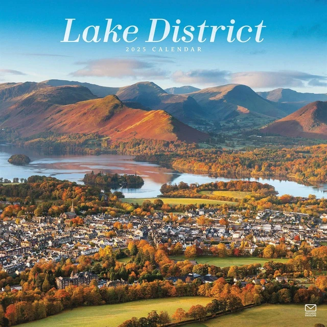 LAKE DISTRICT MONTH to View Family Organiser 2025 Calendar £11.99