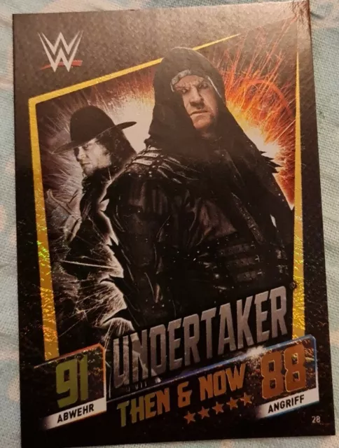 Slam attax "Then Now Forever# Undertaker #28 Karte