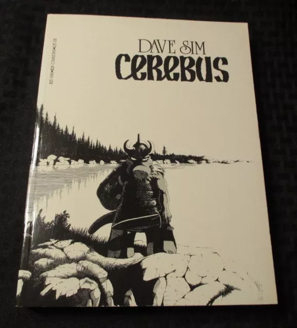 1991 Dave Sim CEREBUS TPB v.1 FVF Signed w/ SKETCH Aardvark 3rd Printing