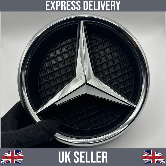 1X ÉDITION 1 Night Edition C300 C200L GLA CLA Chrome Argent noir Badge Car Styling Logo autocollants Emblème(Black NIGHT EDITION