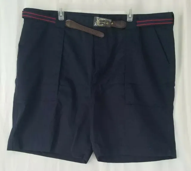 Traditional Classics Blue Shorts With Belt  New With Tags Mens Size 48