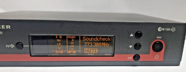 Sennheiser  EW 100  G3 true diversity receiver 734 - 776 MHz