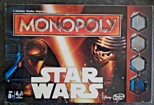 Monopoly Star Wars Saga Edition - COMPLET - Parker Brothers Hasbro - 2005