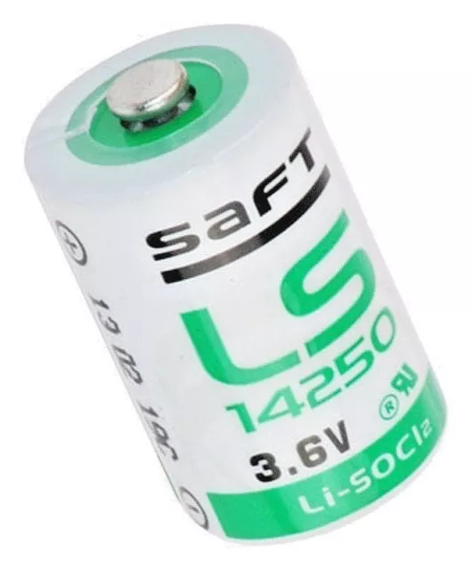 Saft Lithium 3,6V Batterie 1200 mAh | 1,2 Ah | 1/2 AA Mignon  ER14250 LS14250