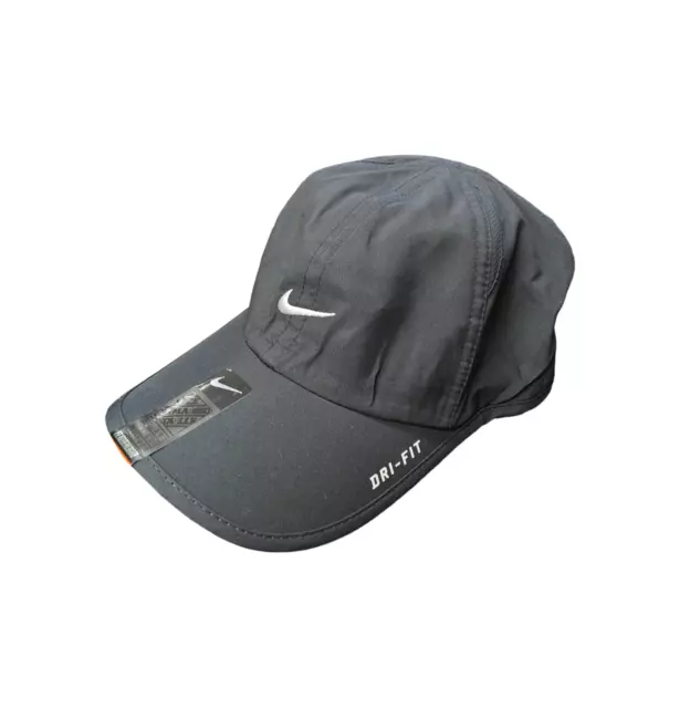 NIKE FeatherLight Unisex Cap Hat Dri-Fit Running Tennis Golf 595510 010 Black