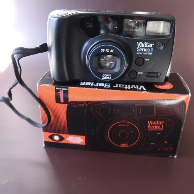 Vivitar Series 1 460PZ Vintage 35mm Power Zoom Autofocus Camera-Rangefinder