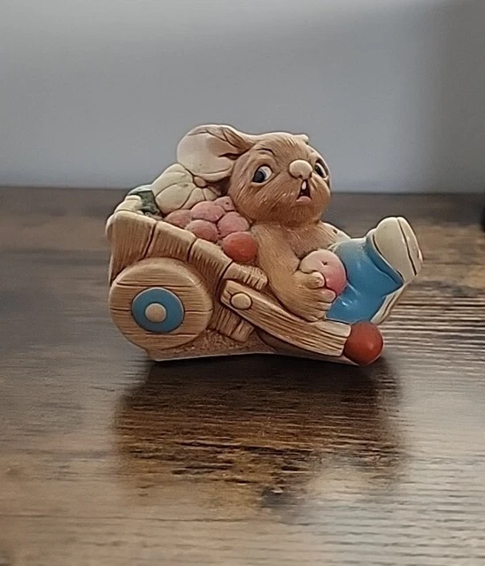 VINTAGE PENDELFIN “BARROW Boy” Hand-Painted Stonecraft Bunny Rabbit ...