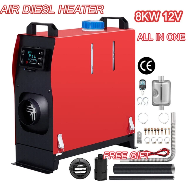 8KW Air Diesel 12V riscaldamento integrazione riscaldamento ad aria riscaldamento autonomo LCD AUTO CAMION barca