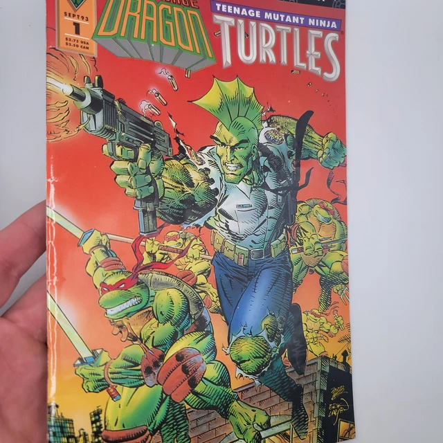 THE SAVAGE DRAGON TEENAGE MUTANT NINJA TURTLES CROSSOVER #1 VF (Mirage 1993)