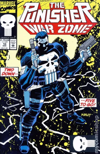 Punisher War Zone #10 FN 1992 Stock Image