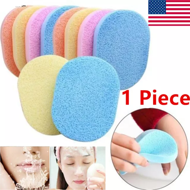 Sponge Facial Skin Cleansing Exfoliate Pad Face Clean Remover