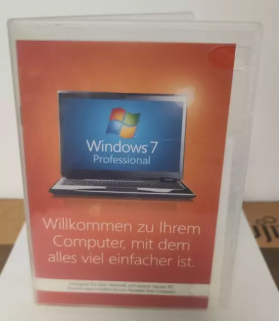Microsoft Windows 7 Professional - 64 Bit - SB/OEM-Vollversion mit DVD - mit SP1