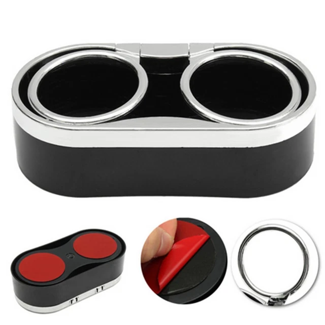 Universal Truck Car Console Dual Cup Mount Beverage Drink Bottle Holder Stand