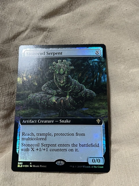 thumbnail image 2 of Stonecoil Serpent 235/269 – Throne Of Eldraine – Rare Non-Foil MTG – Near Mint 2 of 6
