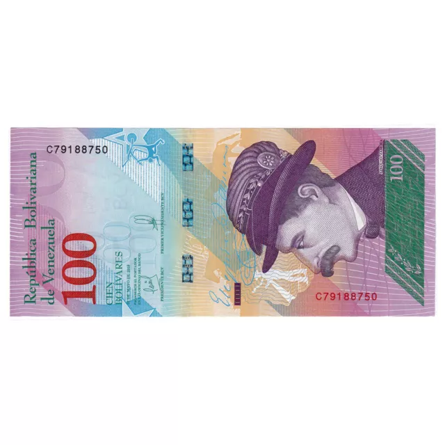 [#246717] Billet, Venezuela, 100 Bolivares, 2018, 2018-05-18, NEUF