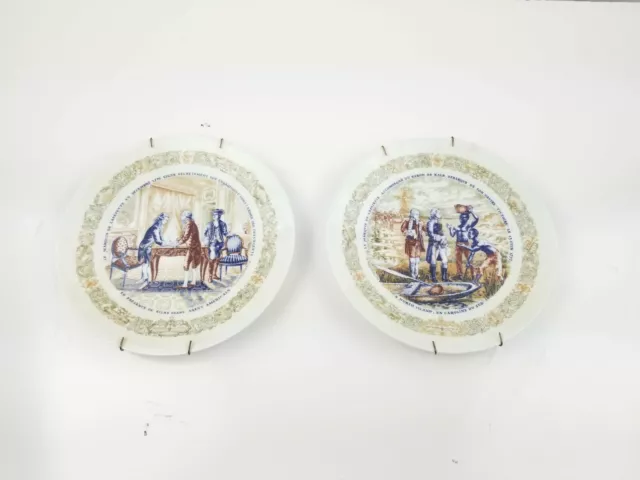 D'arceau Limoges Darceau  820 & 547 Decorative Collectible Plates Set of 2