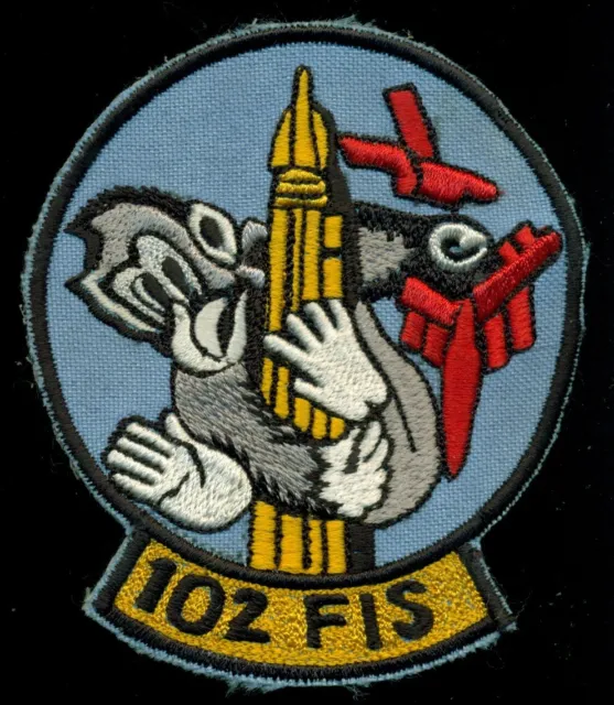 USAF 102nd FIS Fighter Interceptor Squadron Patch AA