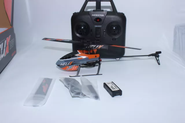 Modster HELIX 150 Flybarless Electric Helicopter RTF 11218 New Packaging