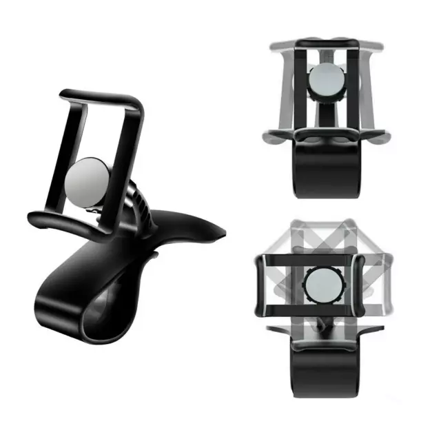 For Mobile Cell Phone In Car Phone Holder Clip Dashboard Mount Stand HUD Design