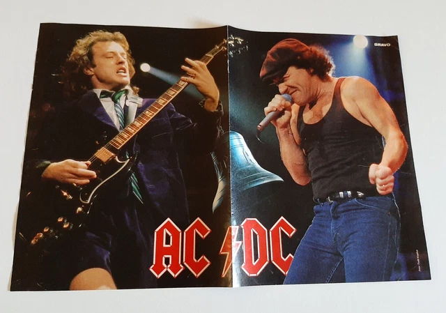 ACDC POSTER ORIGINAL Vintage from Bravo Magazine 1990s? James Dean on ...