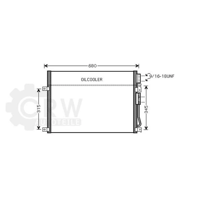 Condenseur De Climatisation Pour Jeep Grand Cherokee IV Et Dodge - Aluminium, Avec Déshydrateur, Neuf