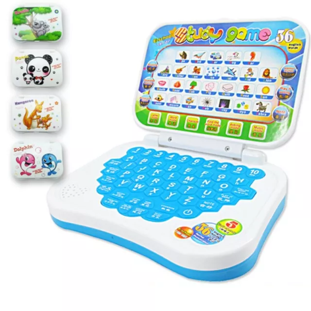 Kids Computer Laptop Tablet Toy Children Early Educational Learning Machine Gift