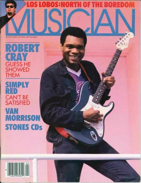 Musician Magazine April 1987 Robert Cray Simply Red Rolling Stones Van Morrison