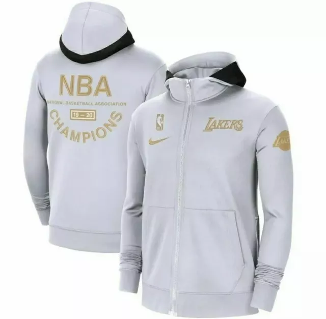 NIKE NBA LA LAKERS DRI FIT SHOWTIME HOODIE [AQ4787 032] THERMA FLEX LEBRON  3XL
