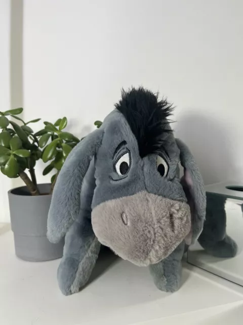 Disney Store Winnie The Pooh Large Eeyore Plush Soft Toy 15” Approx