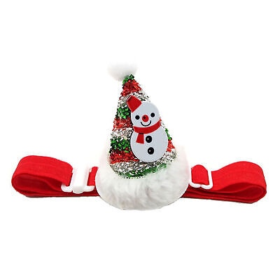 Navidad Mascota Cosplay Disfraz Sombrero Elástico Perro Fiesta Decoración Navidad