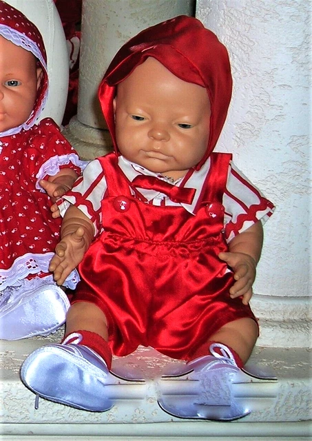 ❤New❤5 Piece Preemie Baby Boy Outfit❤Fits Berenger Or 18"-20" Size Adora Dolls❤