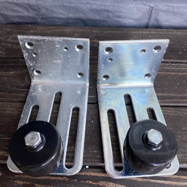 (2) ea National Hardware N131-490 Heavy Duty Barn Door Guide Stay Rollers