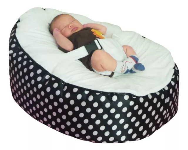 Black & White Baby Bean Bag with Filling-UK Seller