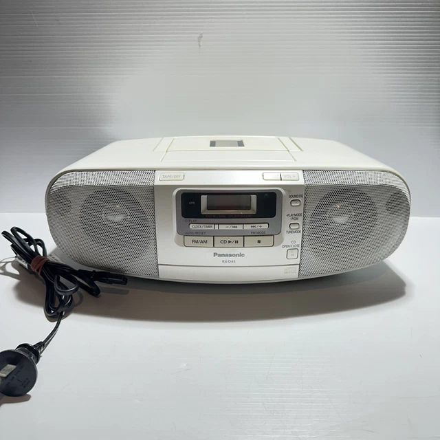 PANASONIC CD PORTABLE Radio Cassette Recorder Player Model RXD45