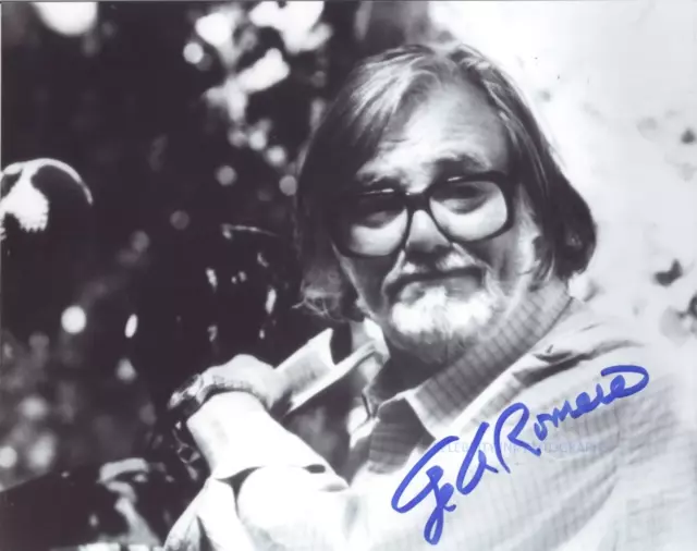 GEORGE A. ROMERO - Director - Hollywood Legend GENUINE SIGNED AUTOGRAPH