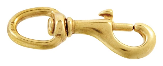 Campbell T7625104 Polished 70 lbs. Capacity End Bolt Snap 5/8 in. (Pack of 10)
