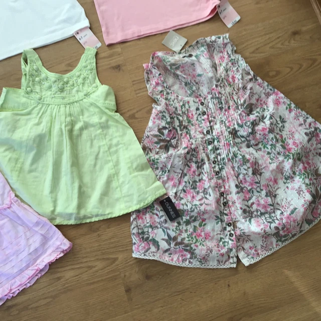 Girls clothing bundle 4/5 and 6/7 and 8 years next mixed makes new and used 4