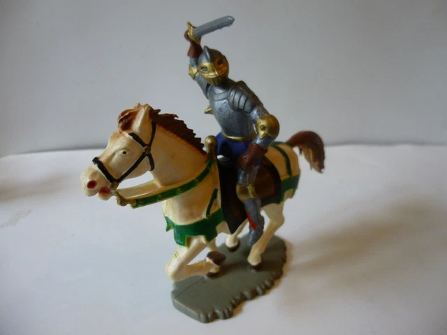 Figurine Starlux Moyen Âge 6012 - Chevalier En Armure Avec épée - Boîte D'origine