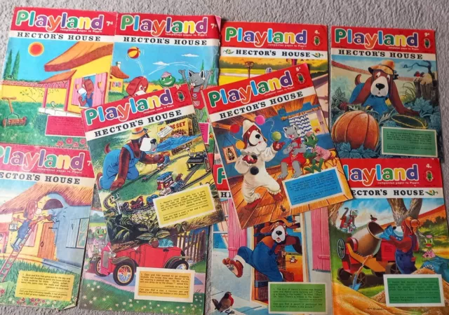 10 x Playland Vintage Comic Bundle late 1960s early 1970s childrens magazine #5