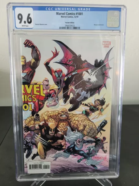 Marvel Comics #1001 Cgc 9.6 Graded Patrick Gleason Wrap-Around Cover Variant