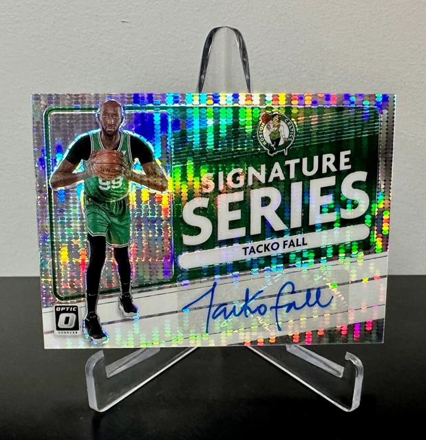 Tacko Fall 2020-21 Donruss Optic Pulsar Prizm Signature Series Auto #'d /17