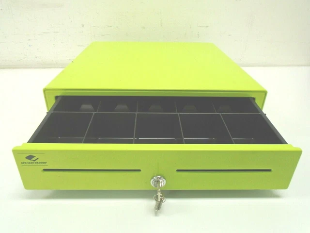 Apg Lime Green Cash Drawer 5Bill 5Coin 2Slot W/Keys Rj45 Driven Qm-000683-5