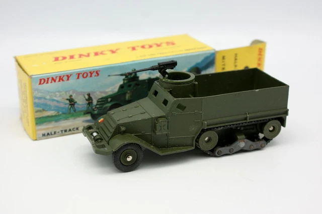 Dinky Toys 1:43 - 1 - Vehículo militar a escala - N° 822 HALF-TRACK M3