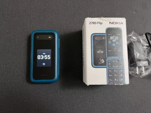 Nokia 2780 Flip TA-1420 4G 512MB Blue Unlocked Single SIM Phone