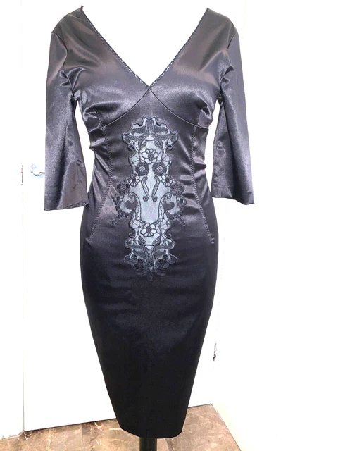 Dolce & Gabbana D&G Sexy Black bustier see through plunge dress IT42 UK8-10 US6 Dolce & Gabbana D&G Sexy Black bustier see through plunge dress IT42 UK8-10 US6