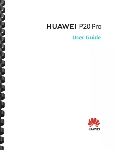 Huawei P20 Pro Cell Phone USER GUIDE OWNER'S MANUAL