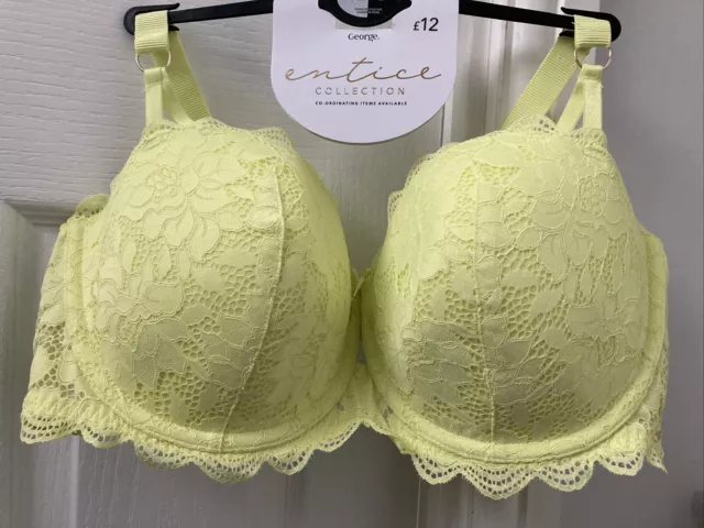 GEORGE ENTICE COLLECTION Long Line Bra 40 C cup underwired