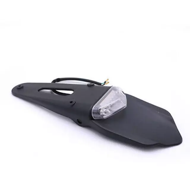 Moto Dual Sport Dirt Bike Clear LED Fender Light Rear Fender Light