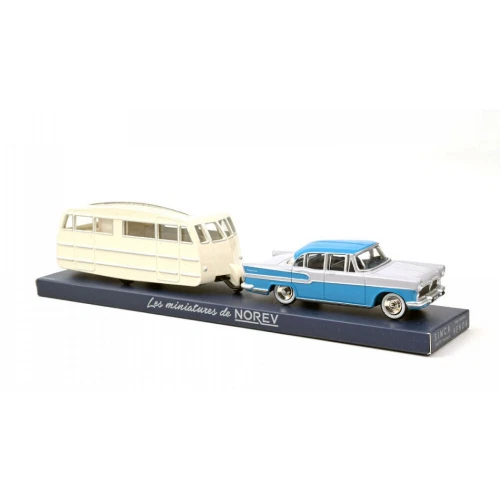 SIMCA CHAMBORD ORANGE Gris Caravane Henon Norev Plastique 1/43 (N4) EUR